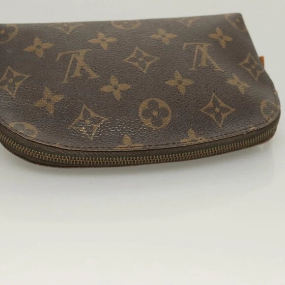 LOUIS VUITTON Monogram Pochette Cosmetic PM Cosmetic Pouch LV Auth - Picture 6 of 14